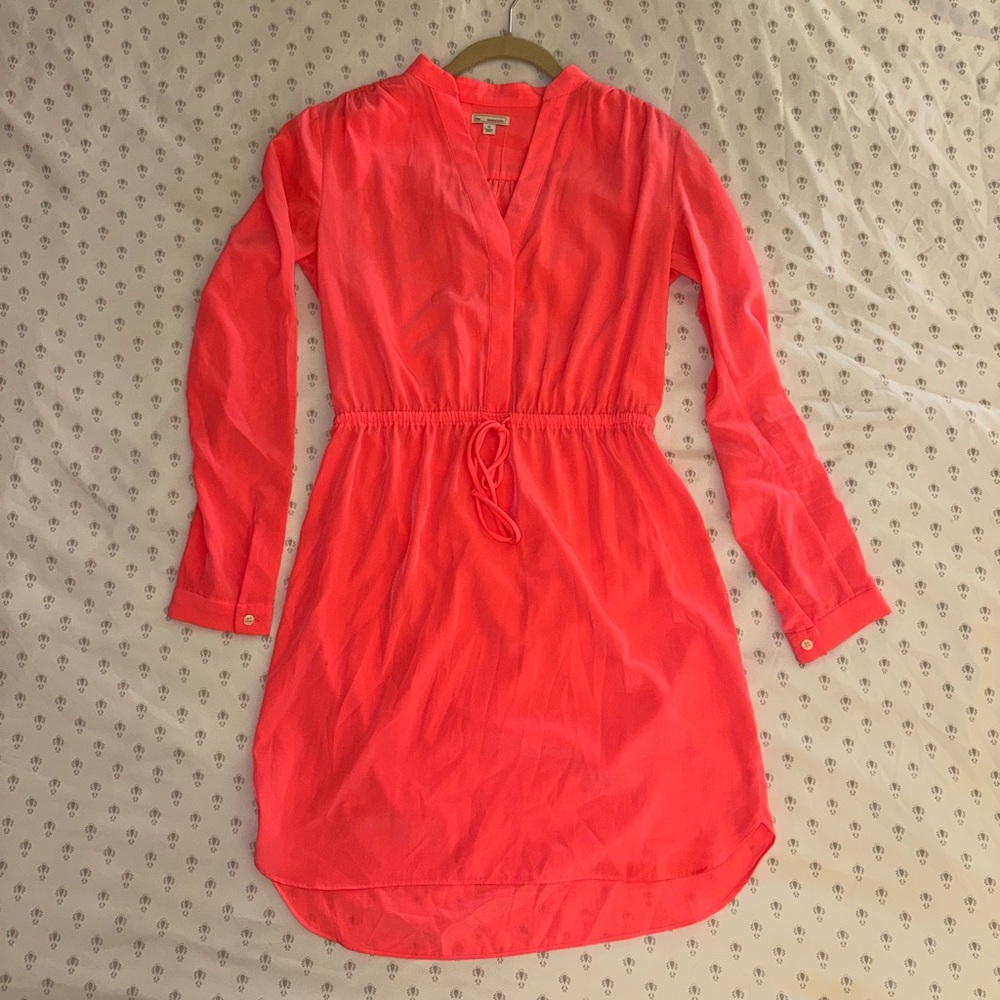 Gap 🩷 Long Sleeve Dress. Flamingo. Size XS. 🩷